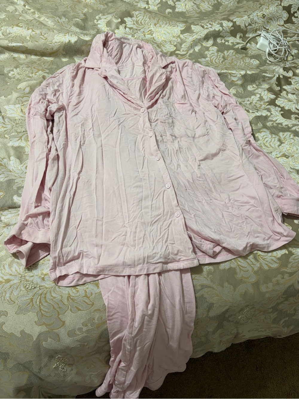 Exercere pink pajama set